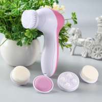 Electronic multifunction face facial cleansing brush spa skin massage electric rotating cleaning brush