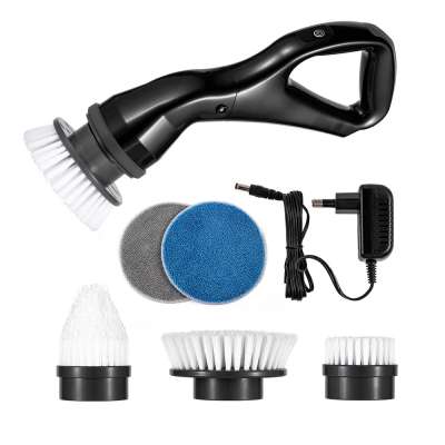 5 in 1   hand round rotating bathroom toilet floor electric car cleaning scrubber drill brush